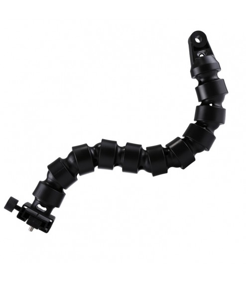 Braccetto Flessibile di 36 cm in Alluminio per Staffe e Supporti, Terminale con Attacco YS