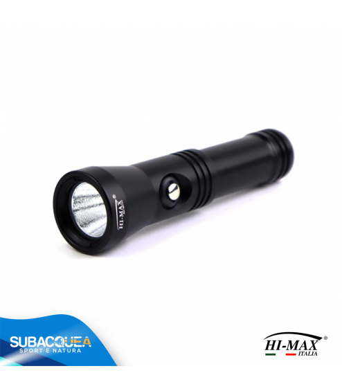 Torcia Subacquea di Backup Hi-MAX, Modello X13, LED XM-L2 U2, 1200 Lm