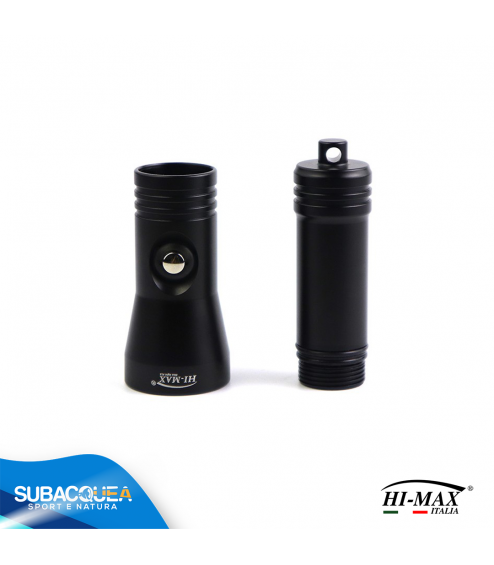 Torcia Subacquea di Backup Hi-MAX, Modello X13, LED XM-L2 U2, 1200 Lm