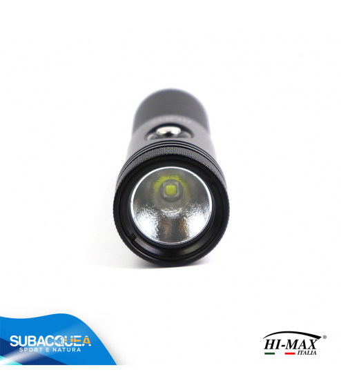 Torcia Subacquea di Backup Hi-MAX, Modello X11, LED XM-L2 U2, 800 Lm