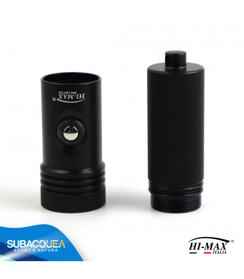 Torcia Subacquea di Backup Hi-MAX, Modello X11, LED XM-L2 U2, 800 Lm