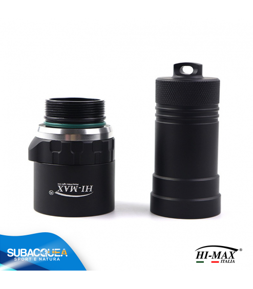 Torcia Subacquea per foto e video Hi-MAX, Modello V16, 120°, 3 LED XM-L2 U2, 2000 Lm