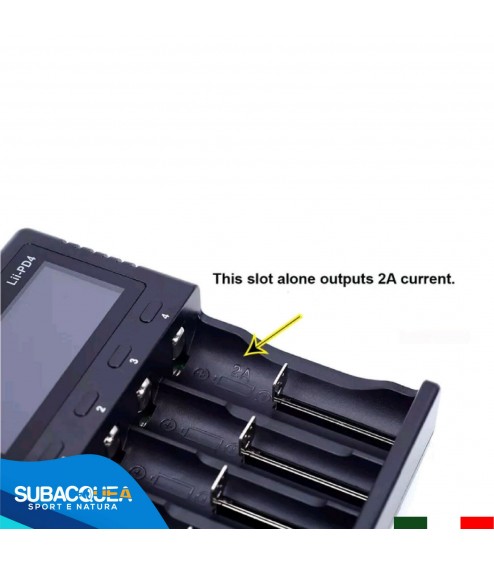 Caricabatteria LiitoKala 18650 3.7V 26650 Batteria Universale LCD AA AAA Ricaricabile