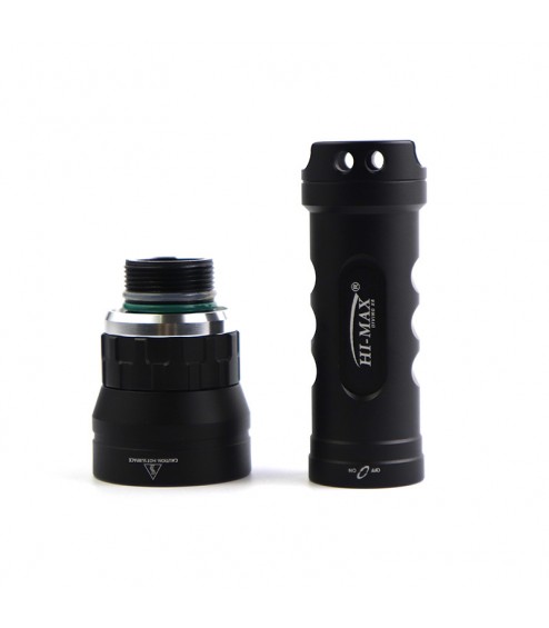 Torcia Subacquea per foto e video Hi-MAX, Modello X8, 120°, LED XM-L2 U2, 1000 Lm