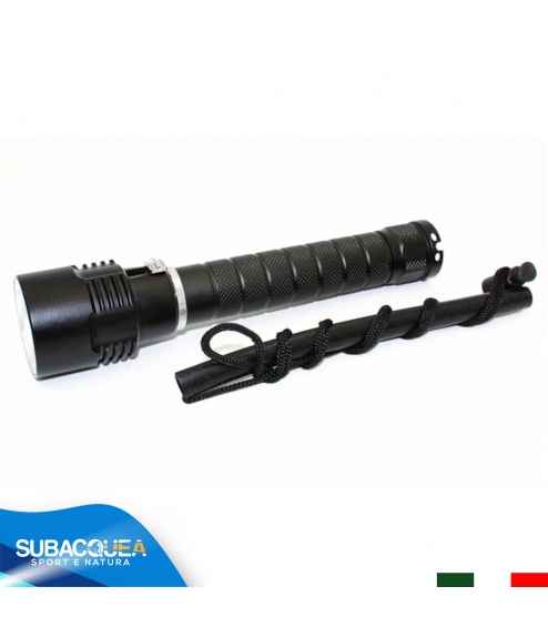 Torcia Subacquea Primaria, Modello L3 Small, 3 LED XM-L2 U2, 1500 Lm