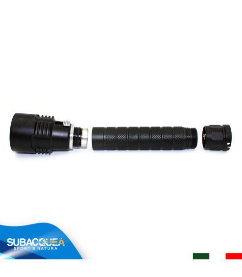 Torcia Subacquea Primaria, Modello L3 Small, 3 LED XM-L2 U2, 1500 Lm
