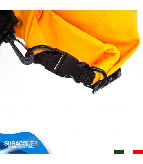 Sacca Zaino da 20 Litri, Borsone Impermeabile in PVC, Borsa Stagna per Barca, Piscina e Mare