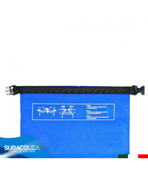Sacca Zaino da 20 Litri, Borsone Impermeabile in PVC, Borsa Stagna per Barca, Piscina e Mare