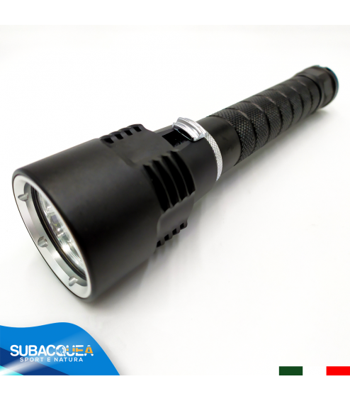 Torcia Subacquea Primaria, Modello L3 Small, 3 LED XM-L2 U2, 1500 Lm