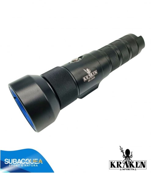 Torcia Subacquea Primaria Kraken, Modello NR-2500, 2500 Lm