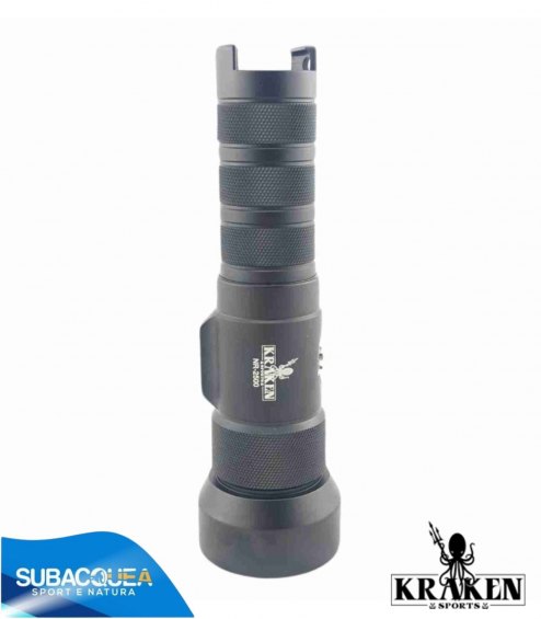 Torcia Subacquea Primaria Kraken, Modello NR-2500, 2500 Lm