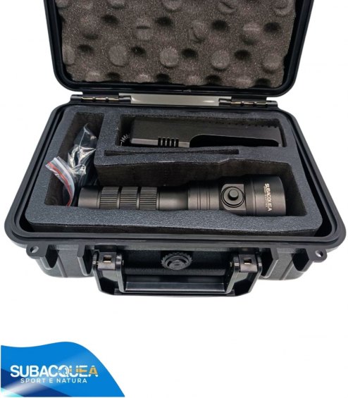 Torcia Subacquea S.S.N.,Modello D58,per Foto e Video,120°,led cob,2000 Lm