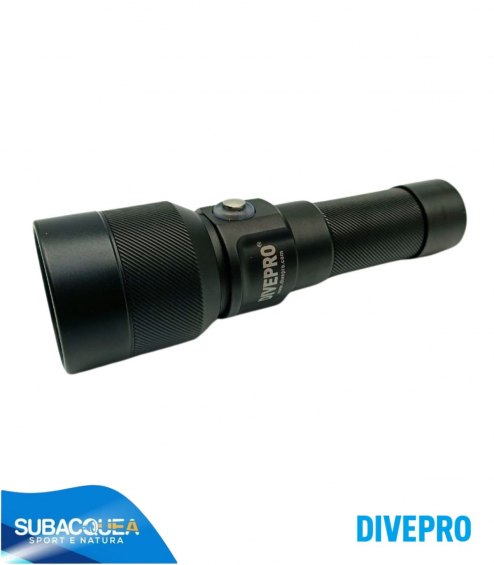 Torcia Subacquea Primaria DivePro, Modello S26, 2600 Lumen, 3 gradi