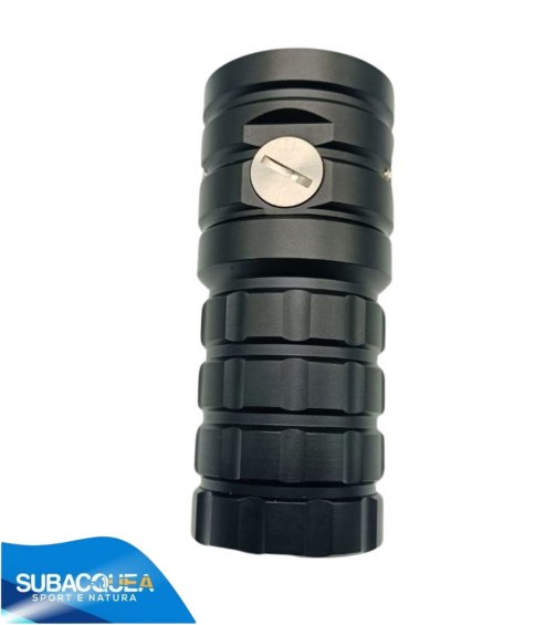 Torcia Subacquea, Modello D12, per Foto e Video, 120°, 8 led XHP50, 7000 Lm