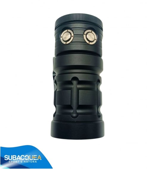 Torcia Subacquea, Modello D10, per Foto e Video, 140°, led Cob, 7000 Lm