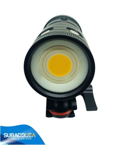 Torcia Subacquea, Modello D10, per Foto e Video, 140°, led Cob, 7000 Lm
