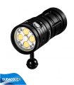 Torcia Subacquea, Modello D16 New, per Foto e Video,120°, led Cob, 7000 Lm