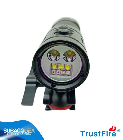 Torcia Subacquea TrustFife,Modello DF35,per Foto e Video,150°,led 5050,2350 Lm