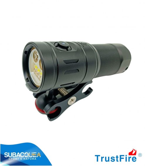 Torcia Subacquea TrustFife,Modello DF35,per Foto e Video,150°,led 5050,2350 Lm
