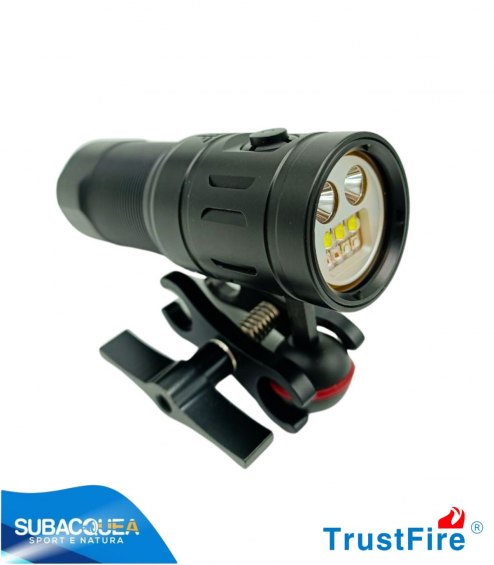 Torcia Subacquea TrustFife,Modello DF35,per Foto e Video,150°,led 5050,2350 Lm
