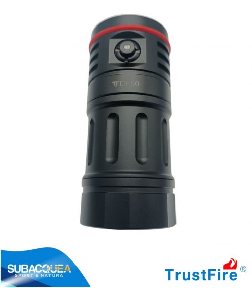 Torcia Subacquea TrustFife, Modello DF50, per Foto e Video, 150°, led 5050, 6500Lm