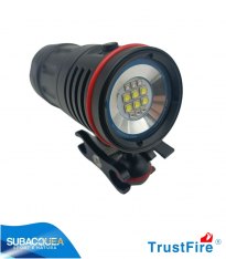 Torcia Subacquea TrustFife, Modello DF50, per Foto e Video, 150°, led 5050, 6500Lm