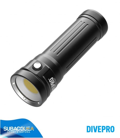 Torcia subacquea per foto e video,Marca DivePro,Modello G18 Plus,1 Led Cree CXB3590 ,18000 Lumen reali.