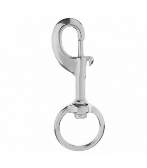 Moschettone Girevole in Acciaio Inox 316 di Alta Qualità per Subacquea, 120 mm