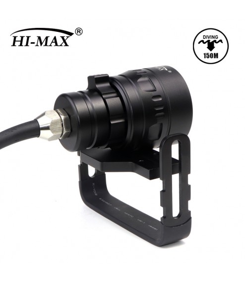 Torcia Subacquea Speleo Hi-MAX, Modello H01, 3 LED XM-L2 U2, 3500 Lm