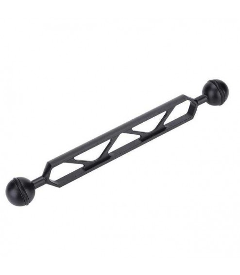 Braccetto di 22,5 cm in Alluminio per Staffe e Supporti, con 2 Sfere da 25 mm