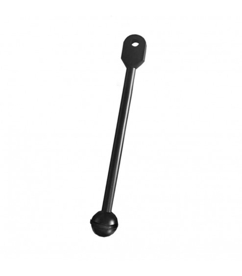 Braccetto di 25 cm in Alluminio per Staffe e Supporti, con Sfera da 25 mm e Attacco YS