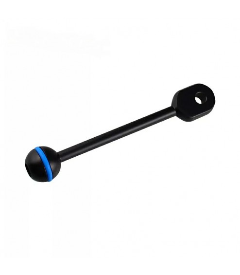 Braccetto di 25 cm in Alluminio per Staffe e Supporti, con Sfera da 25 mm e Attacco YS