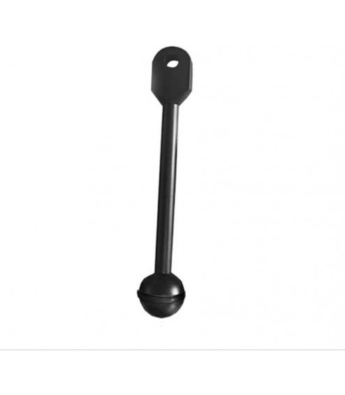 Braccetto di 25 cm in Alluminio per Staffe e Supporti, con Sfera da 25 mm e Attacco YS