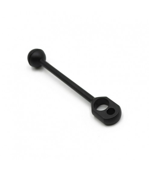 Braccetto di 16 cm in Alluminio per Staffe e Supporti, con Sfera da 25 mm e Attacco YS